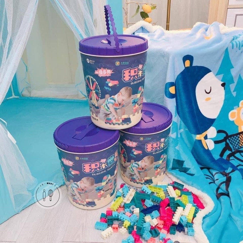 Bộ đồ chơi ráp hình, hình xô chậu