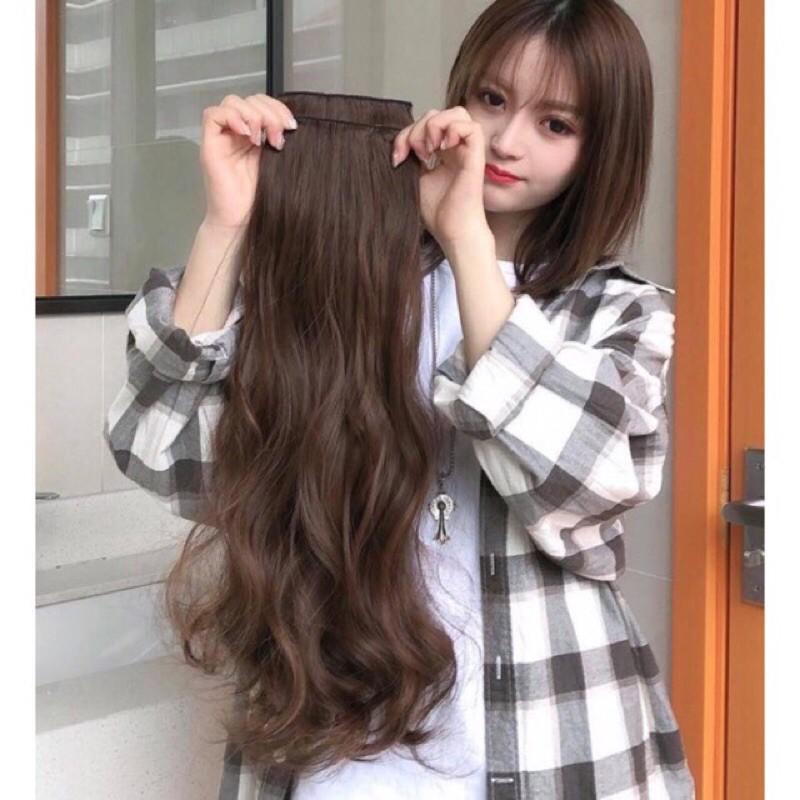 Tóc giả kẹp phân tép - Chịu nhiêt 180 độ