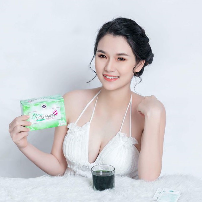 Thực Phẩm Bảo Vệ Sức Khỏe Diệp lục Collagen (Green Collagen Powder)