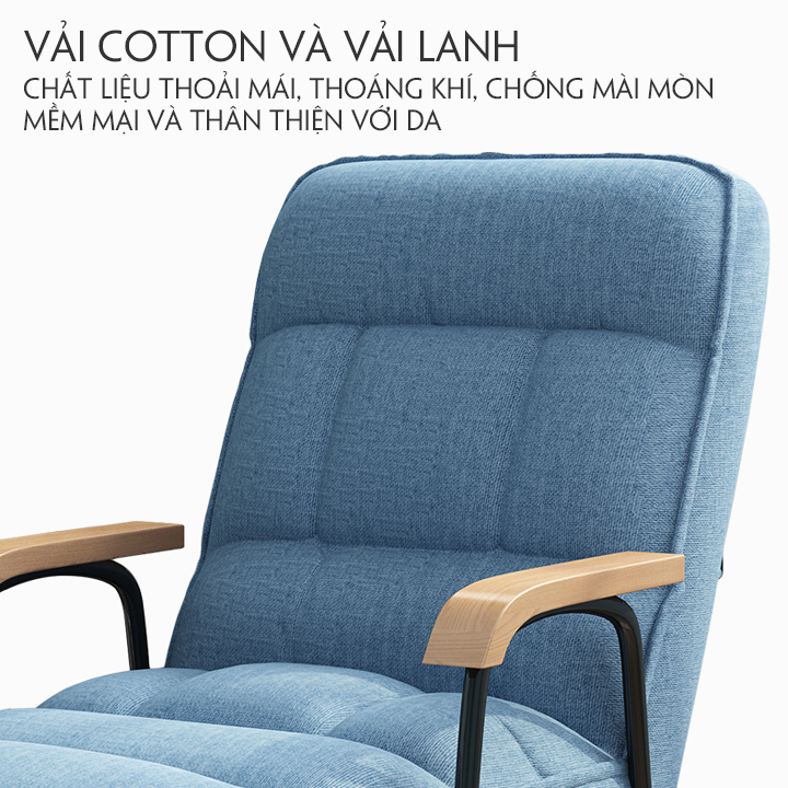 Ghế POANG, ghế sofa êm ái bập bênh thư giãn kích thước 86*56*94 (D*R*C)