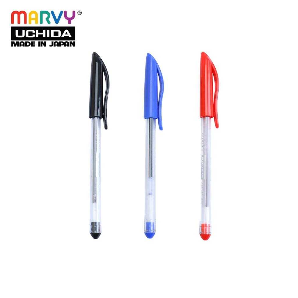 Combo 5 cây Bút bi có nắp mực Đức MARVY SB10 ngòi 1.0mm