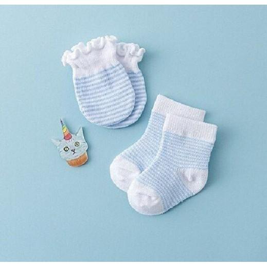 Tất và bao tay HÀNG CAO CẤP đóng túi zip cho bé (0 - 10 tháng)