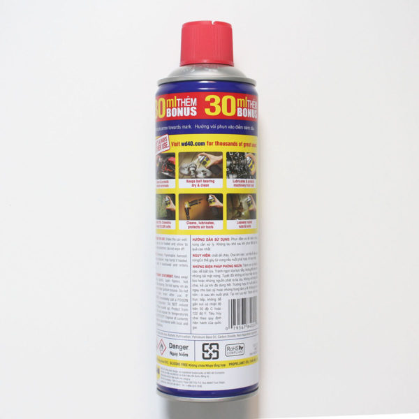 Dầu Bôi Trơn Chống Rỉ Sét Làm Sạch Thẩm Thấu Chống Ẩm Bảo Vệ WD-40 (412ml)