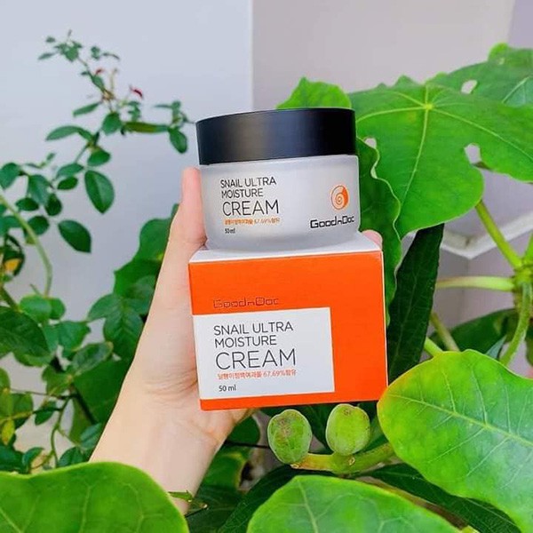 Kem dưỡng ẩm ốc sên GoodnDoc Snail Ultra Moisture Cream