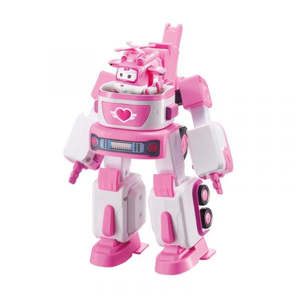 Đồ Chơi SUPERWINGS Robot Biến Hình Kết Hợp Xe Cứu Hộ Nhỏ - Dizzy Lốc Xoáy EU720314