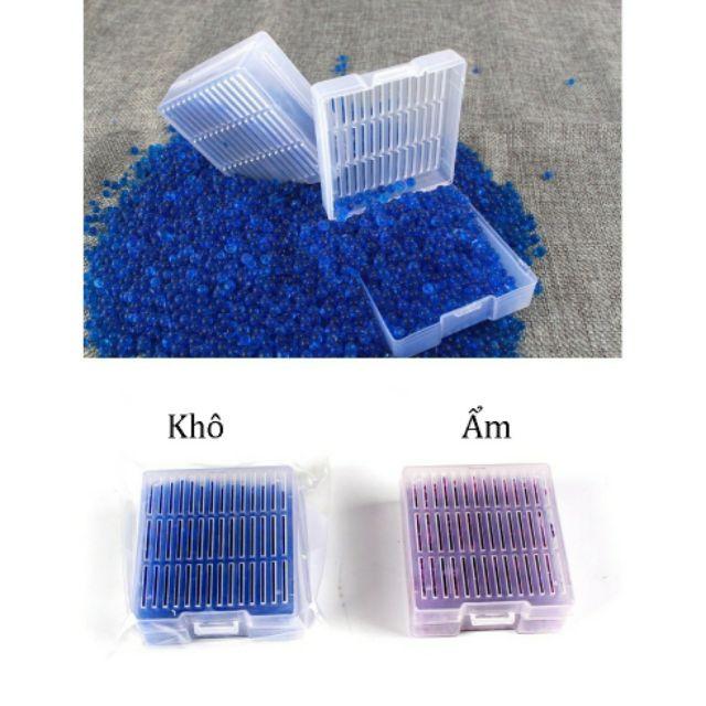 Hộp 50g hạt hút ẩm xanh cho máy ảnh tiện dụng