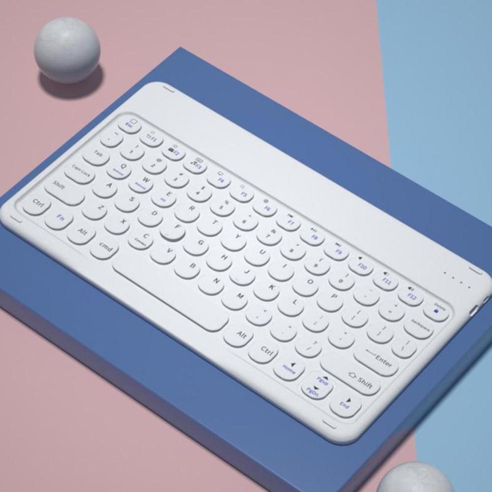 Retro Bluetooth-Tương Thích Bộ Bàn Phím Và Chuột Không Dây Cho Ipad Samsung IPhone Sạc USB Chuột Bàn Phím Mini Cho Máy Tính Bảng