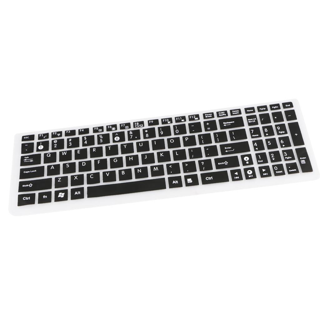 2pcs Collapsible Keyboard Protector Notebook Dust Dirt Remove Pink & Black