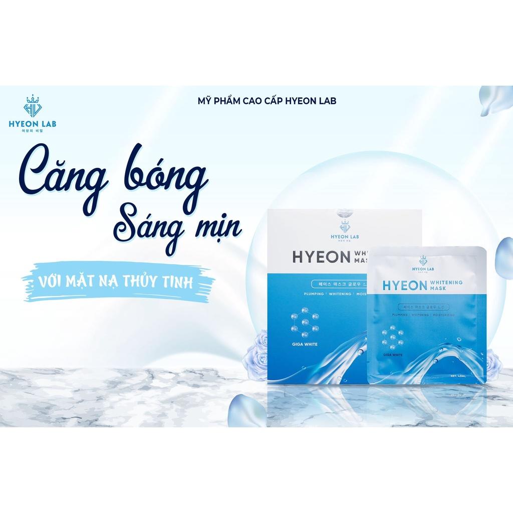 HYEON WHITENING MASK| Mặt nạ thủy tinh Hyeon Lab|Dưỡng da, cung cấp dưỡng chất giúp da căng, sáng mịn ,Cấp ẩm cho làn da