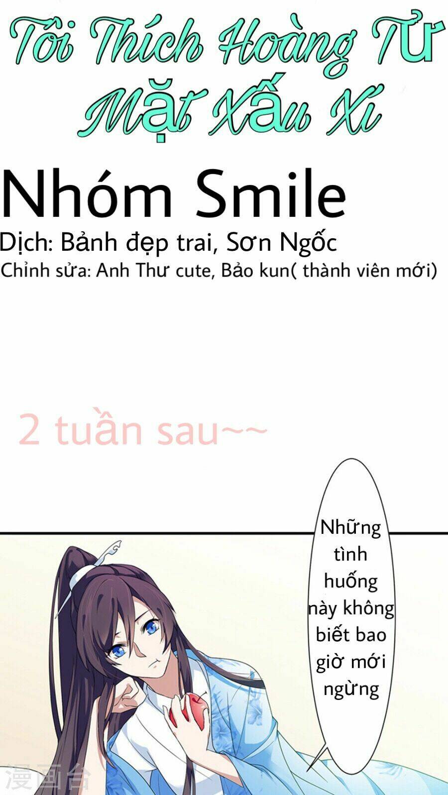 tôi thích hoàng tử mặt xấu xí chapter 2 1