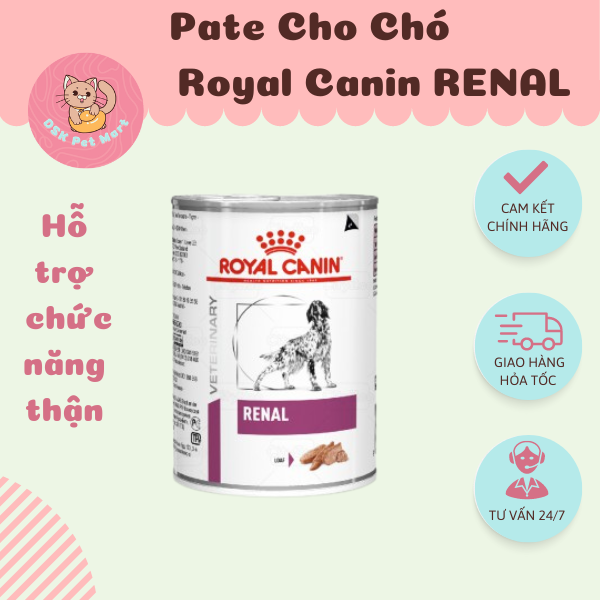 Royal Canin Renal Canine Wet - Thức Ăn Ướt Hỗ Trợ Chức Năng Thận Cho Chó