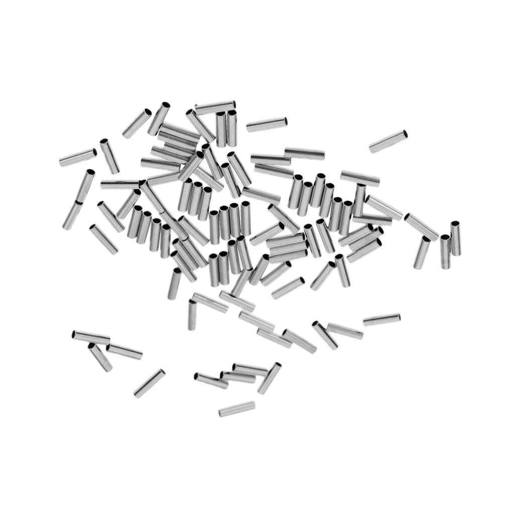 300Pcs Crimping Loop Sleeve Various Single Copper Sleeves Fishing Tackle