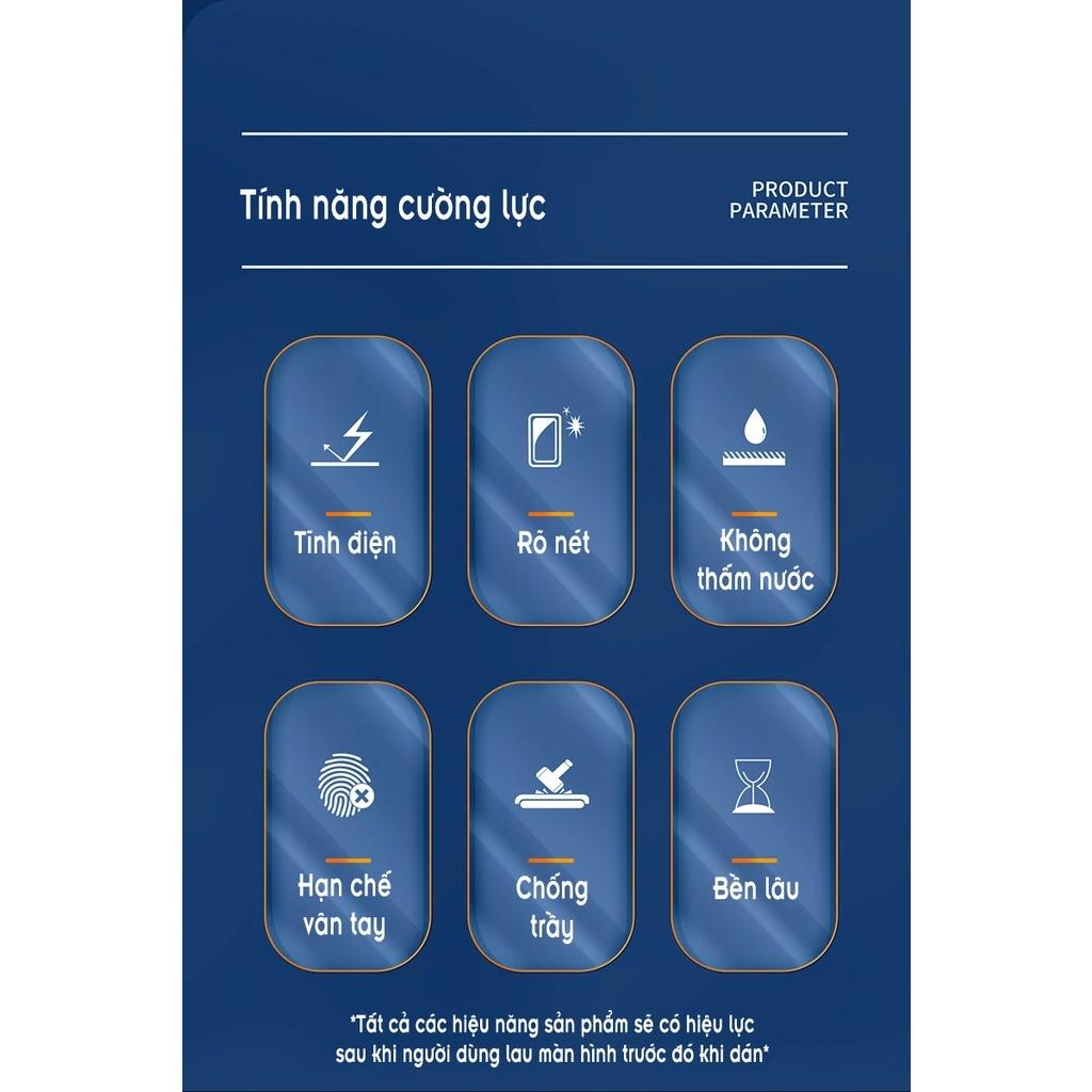 Kính cường lực Full màn cho Realme C55 C11 C12 C15 C17 C20 C21Y C25S C25Y C3 C30 C30S C33 C35 C3I chống tĩnh điện