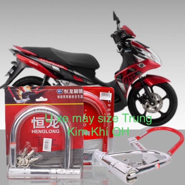 Khóa xe máy chống cắt trộm, khóa U báo động, U INOX, Dây cao cấp hàng đẹp giá tốt.