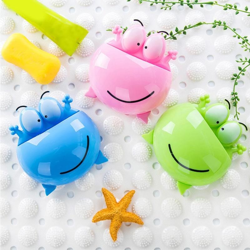 Đựng bàn chải đánh răng hình ếch - Giao màu ngẫu nhiên