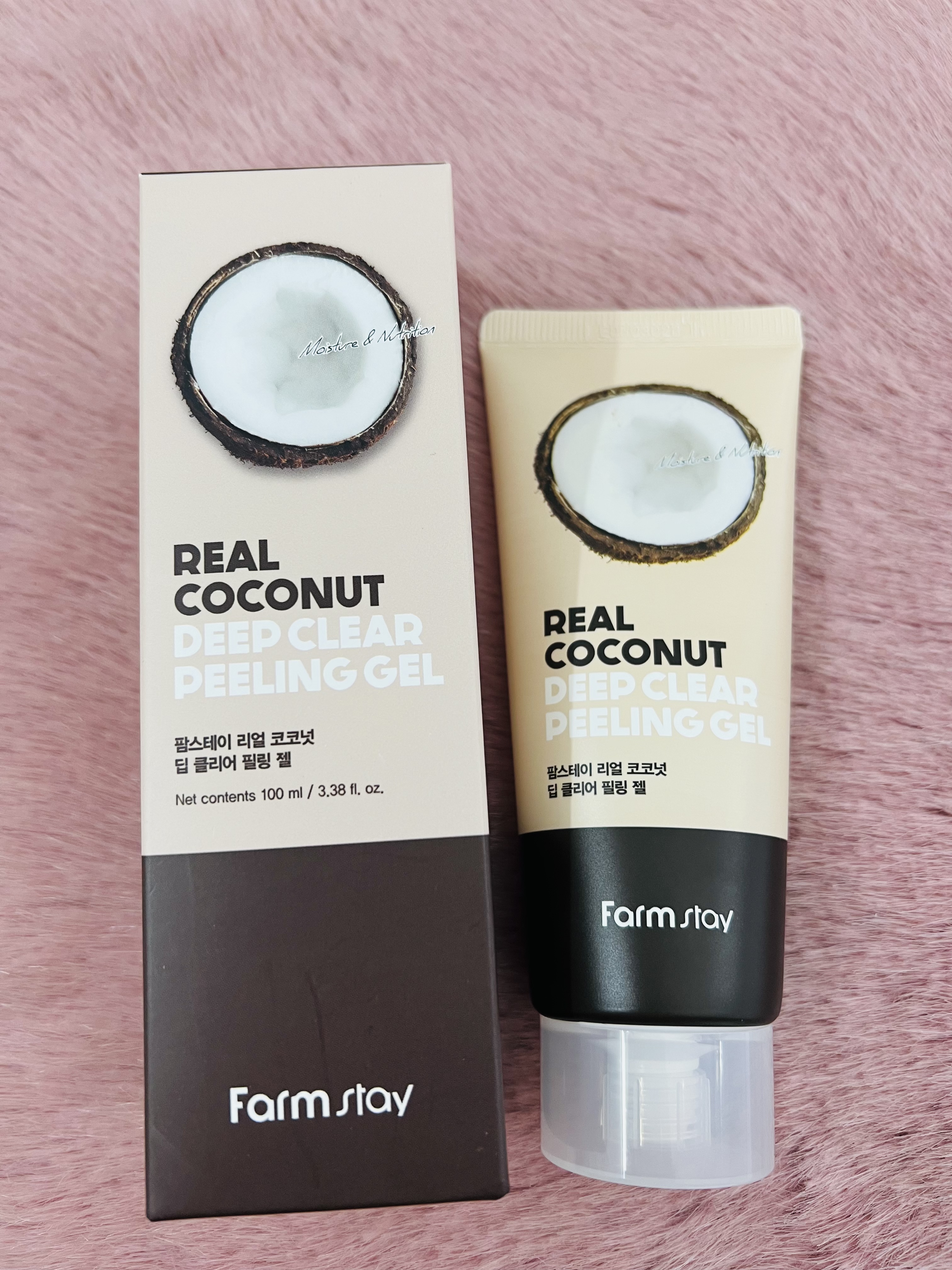 Gel Tẩy Tế Bào Chết Chuyên Sâu Tinh Chất Dừa -FARMSTAY REAL COCONUT DEEP CLEAR PEELING GEL- 100ml