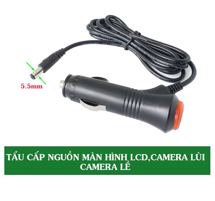 Tẩu Cấp Nguồn Màn Hình LCD, Camera Lùi,Camera Cặp Lề