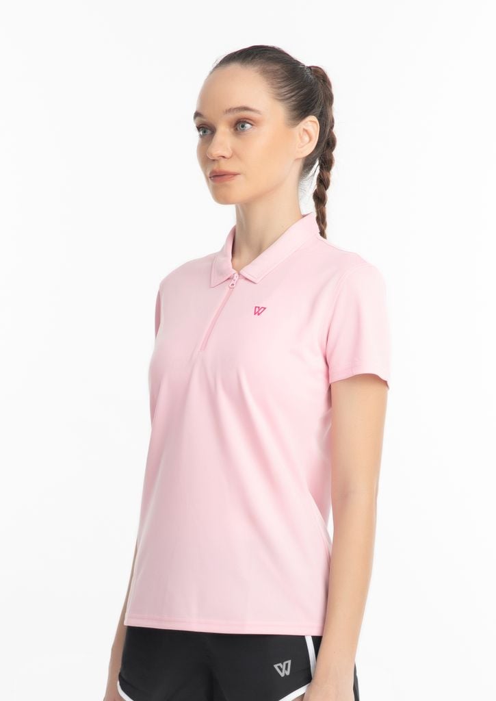 ÁO THỂ THAO THỜI TRANG ONWAYS NỮ COFFEE ZIP POLO WOMEN