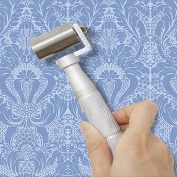 Con lăn giấy dán tường, lăn mí giấy bản rộng 40mm bằng thép không gỉ chống dính