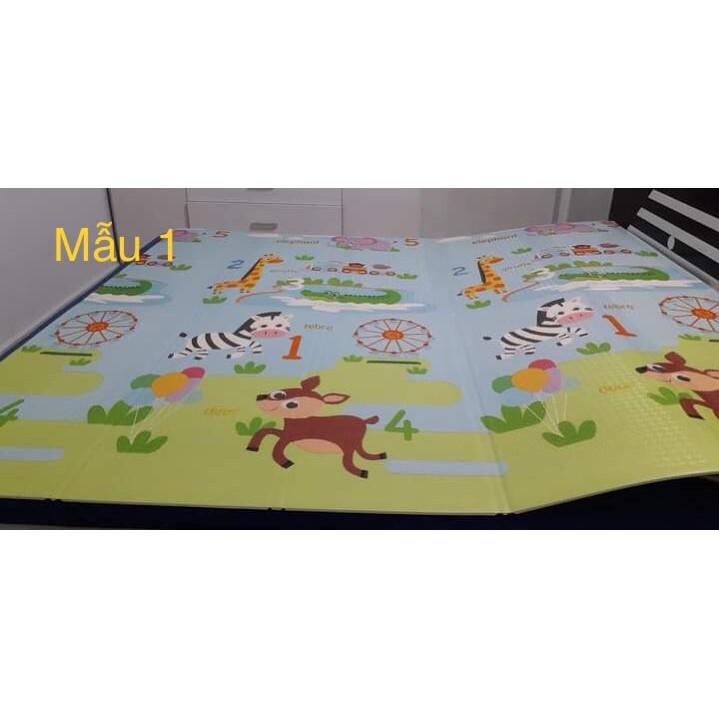 Chiếu xốp khổ 1m8.2m xpe gấp gọn có túi