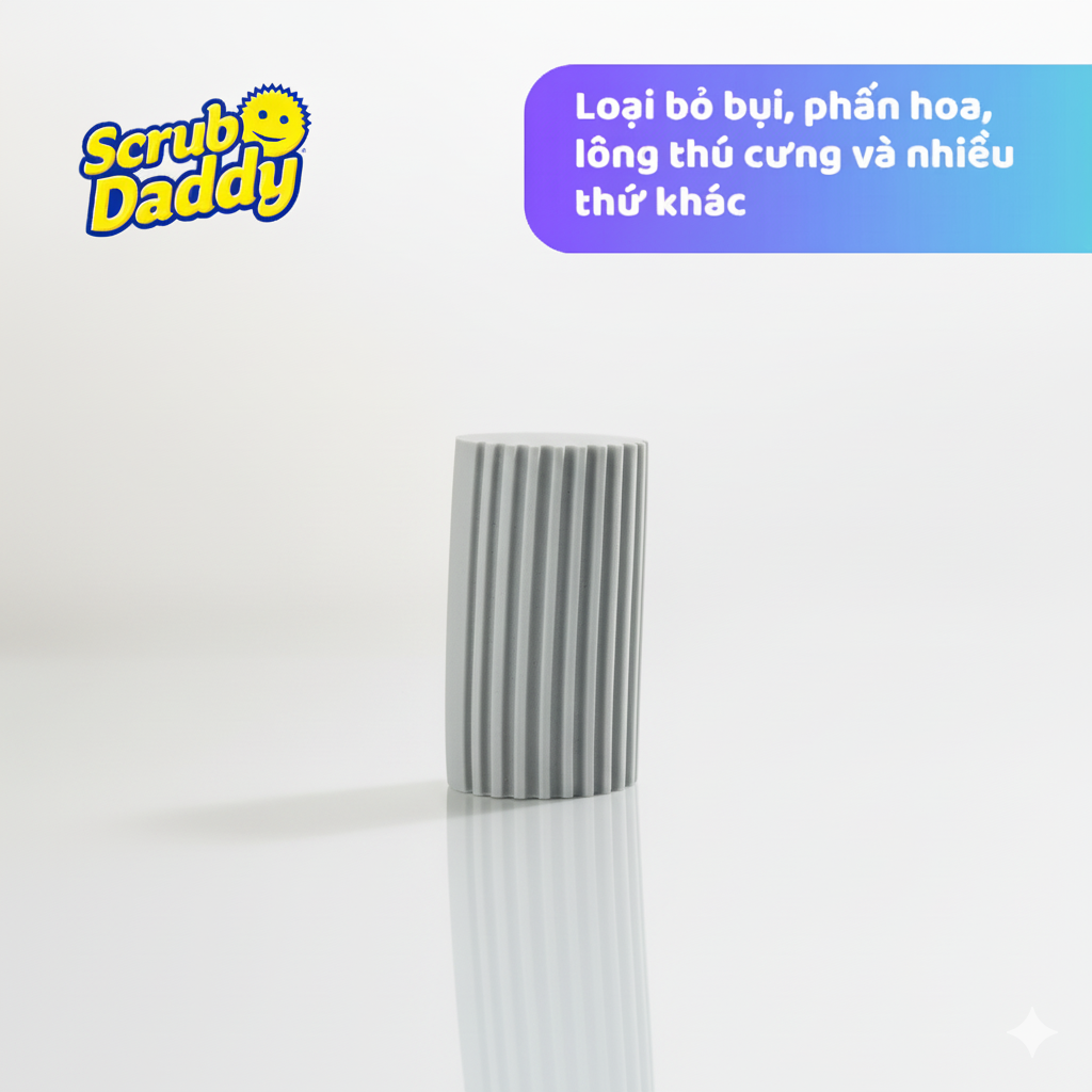 Miếng bọt biển lau bụi mọi ngóc ngách Damp Duster - miếng xốp lau chùi đa năng