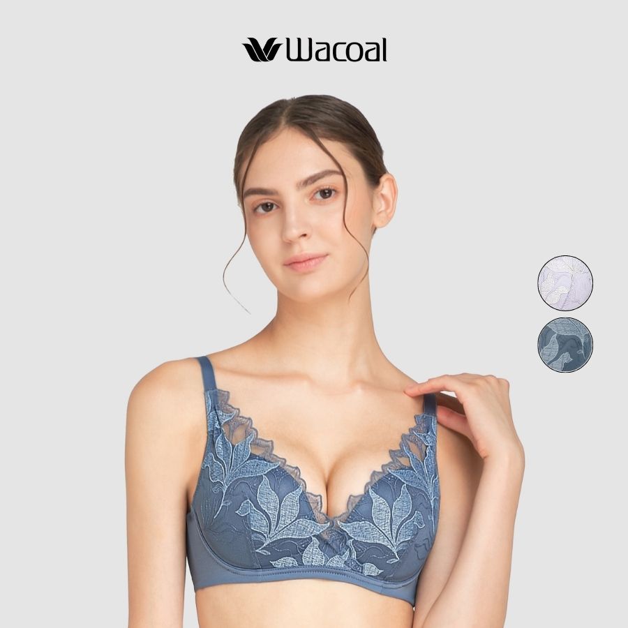 Áo lót Wacoal bralette không gọng, mút mỏng 1cm, thoải mái IIB3213