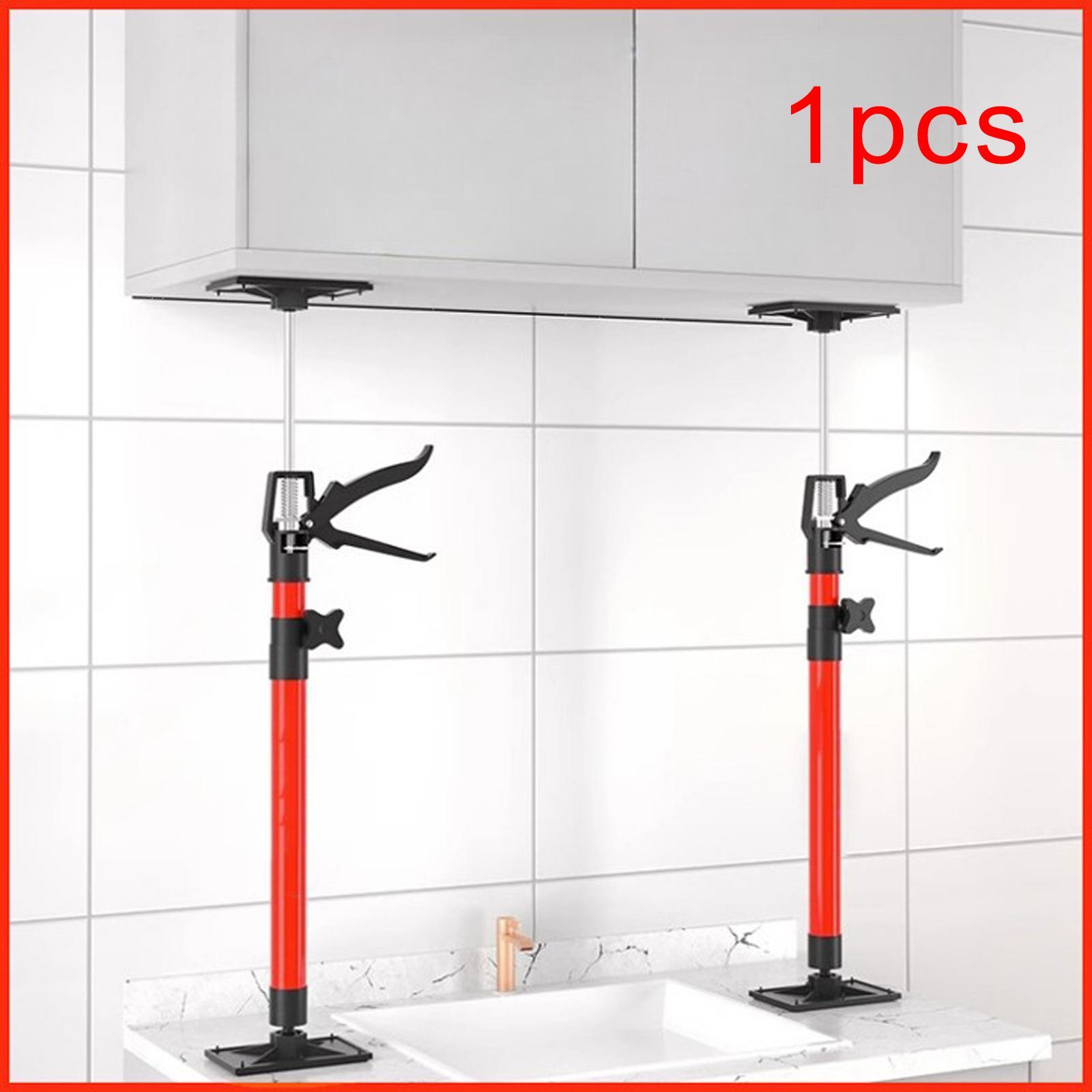Adjustable Support Pole Jack Furniture Lifter Effort Elevator Handheld Tool for Door Panel Lifting Multifunctional Furniture Lifter Jack