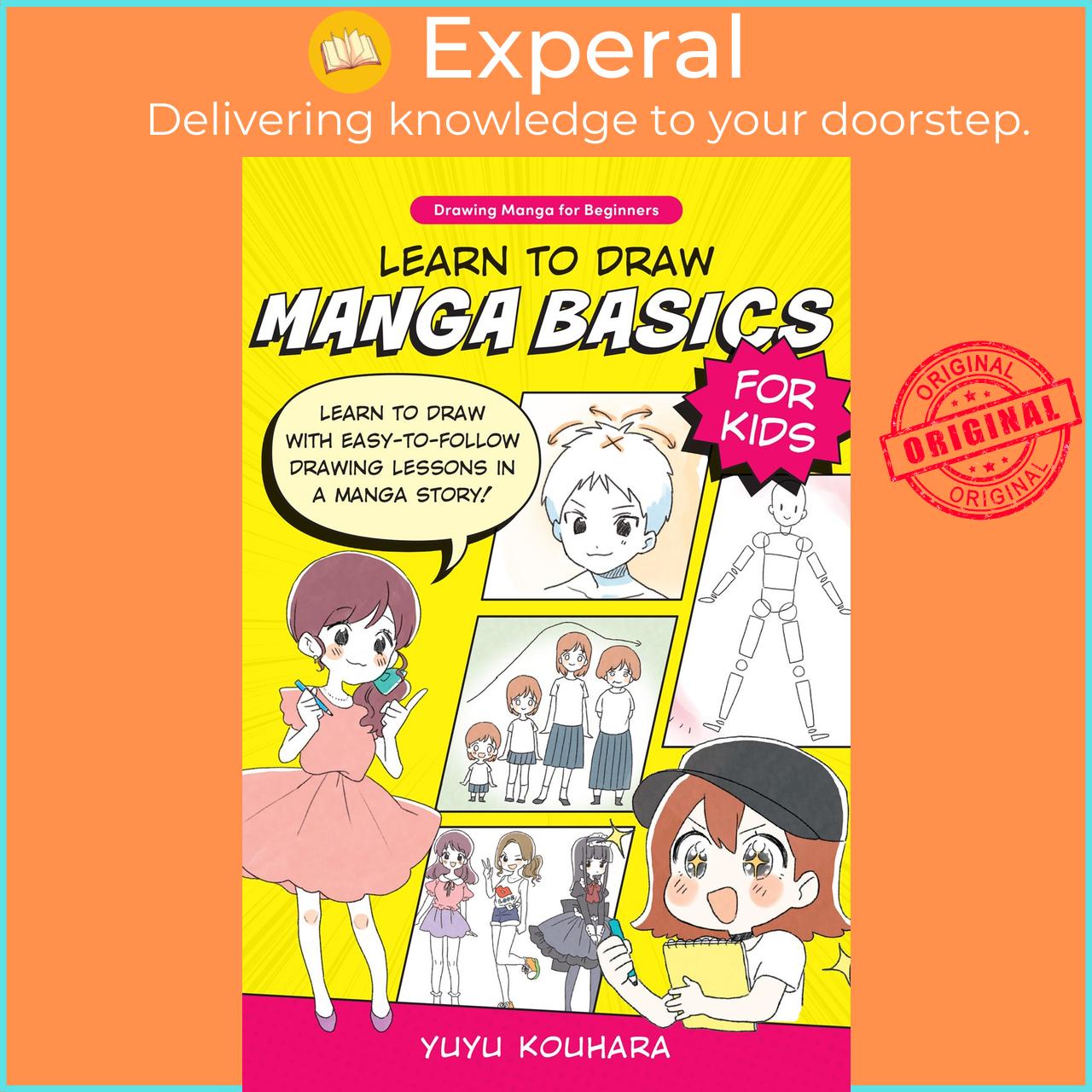 Sách - Learn to Draw Manga Basics for Kids - Learn to draw with easy-to-follow d by Yuyu Kouhara (UK edition, Paperback)