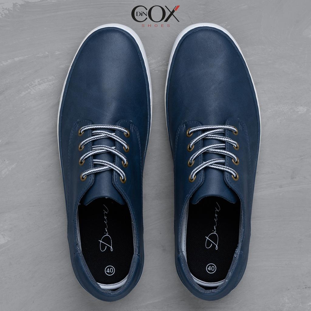 Giày Sneaker Da Nam DINCOX E11 Sang Trọng Lịch Thiệp Navy