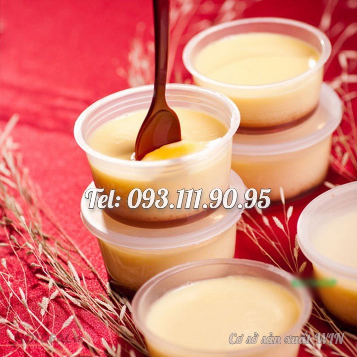 Bộ khuôn bánh Flan hình tròn – Loại có nắp – Mã số Q 1369