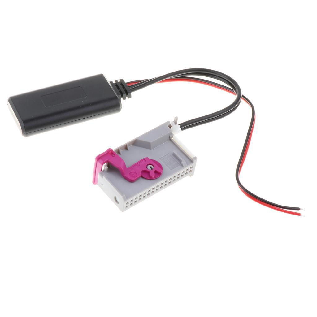 Bluetooth Adapter Aux Cable Charge for Audi RNS-E 32-Pin A3 A4 A6 A8 TT R8