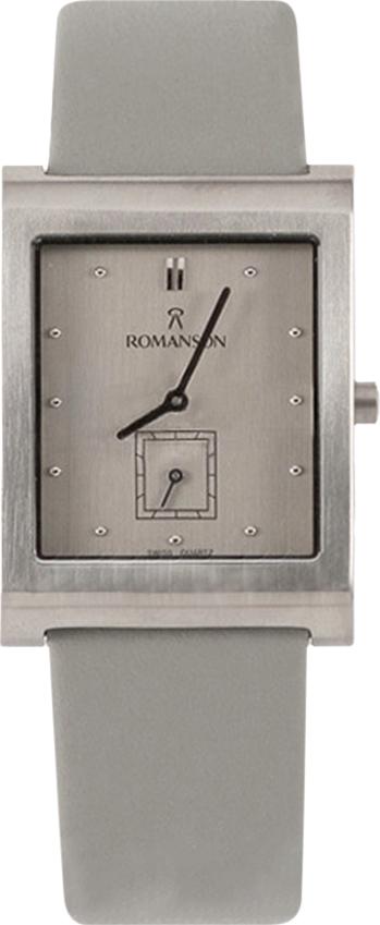 Đồng Hồ Nam Dây Da Romanson DL0581NMWGR (26 x 36 mm) - Xám