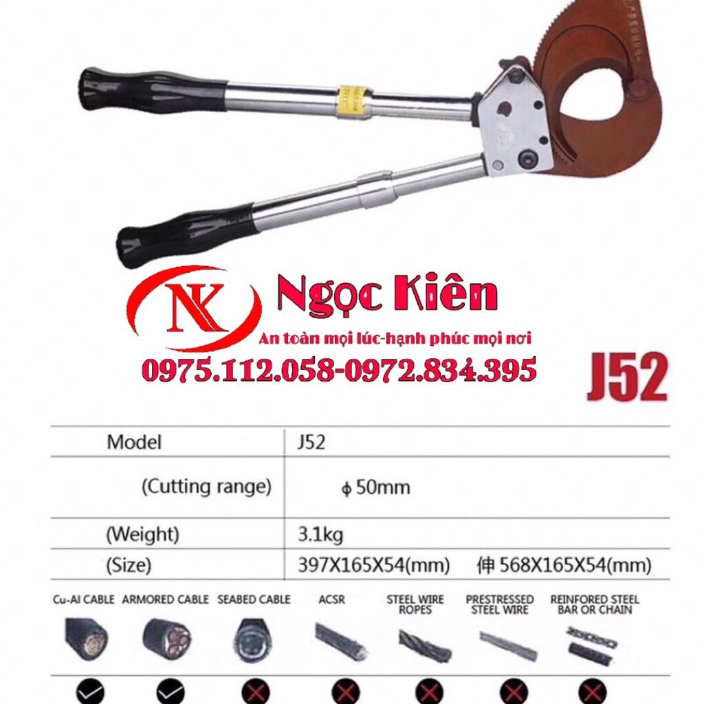 Kìm cắt cáp nhông J40-Phạm vi cắt tối đa 40mm hoặc tiết diện cáp 300mm2