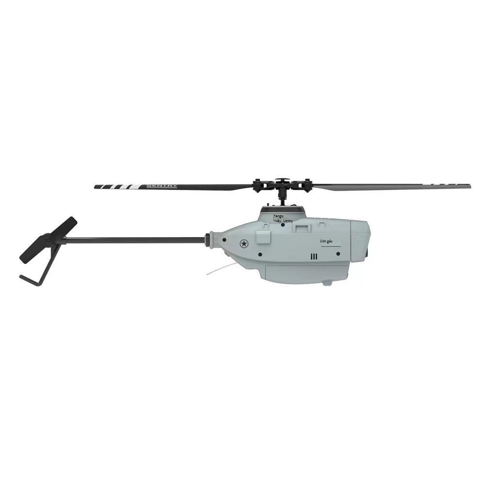Giao hàng nhanh sản phẩm mới C127 Black Bee UAV máy bay trực thăng trinh sát flybarless cánh đơn chụp ảnh trên không định vị luồng quang học máy bay chụp ảnh trên không