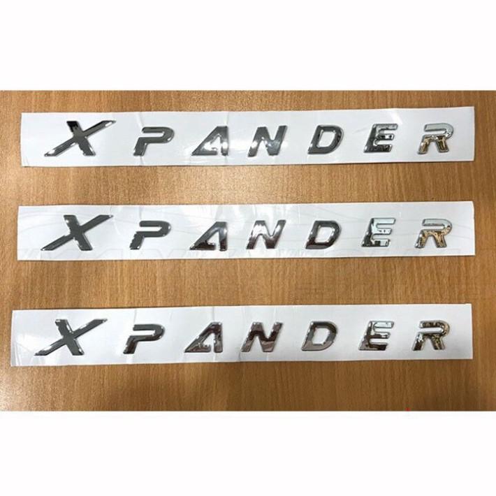 Tem chữ nổi dành cho XPANDER mạ crom