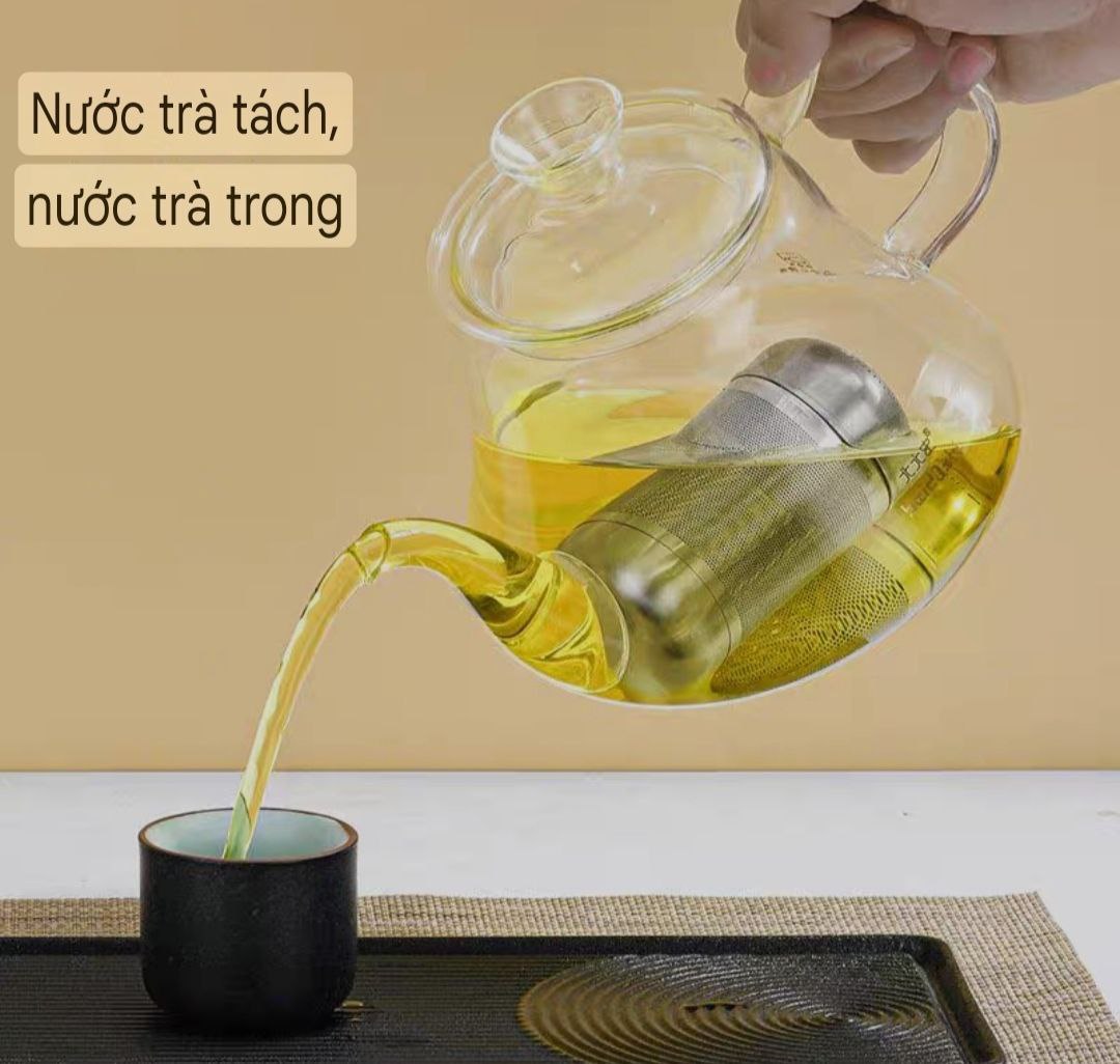 Quả Lọc Trà Inox SUS 304 Quả Lọc Trà Gia Vị Thảo Quả Lỗ Lọc Siêu Mịn Công Nghệ CNC Cao Cấp