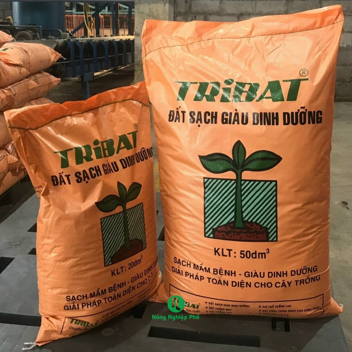 Đất Sạch Tribat Giàu Dinh Dưỡng 20dm3 &amp; 50dm3