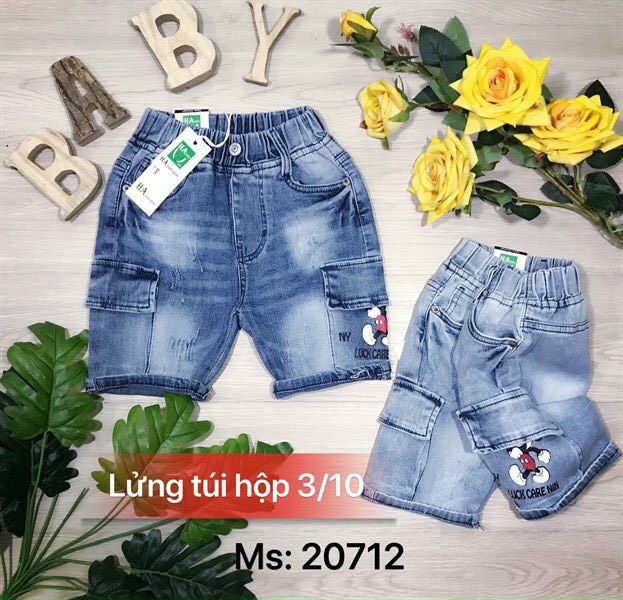 QUẦN JEANS LỬNG BÉ TRAI