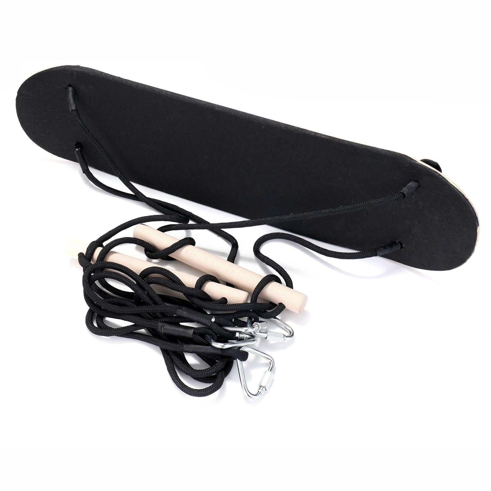Dây treo Skateboard làm xích đu không trượt với tay cầm có thể điều chỉnh tải lên đến 330lb cho trẻ em chơi ngoài trời