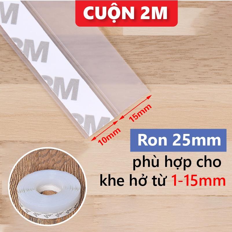 Thanh dán cửa chắn khe hở -Ron cao su KINGRON chống côn trùng giữ nhiệt máy lạnh điều hòa size 253545mm