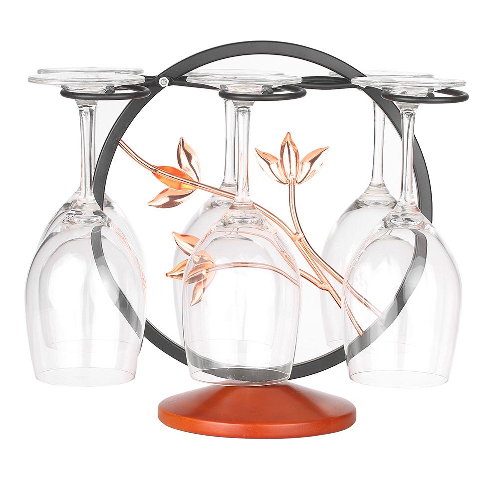 Giá đứng ly rượu vang đỏ có đế độc đáo thanh lịch cho gia đình, quán bar, nhà hàng