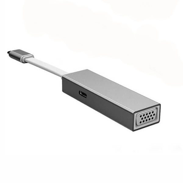 USB Le Touch 3.0 Type-C VGA Hub 3in1 - Hàng chính hãng