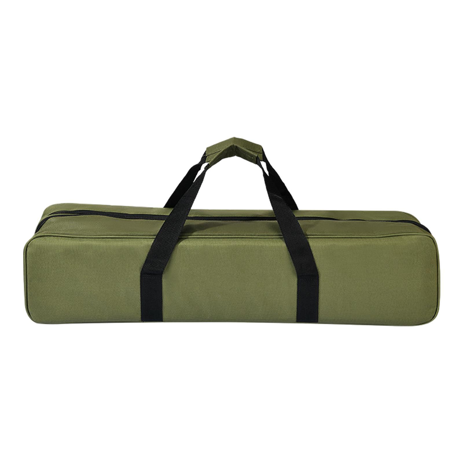 Camping Storage Bag Handbag Durable Waterproof Camping Equipment Oxford Cloth Zipper Carry Bag Tent Pole Bag for Light Stands Camping Hiking