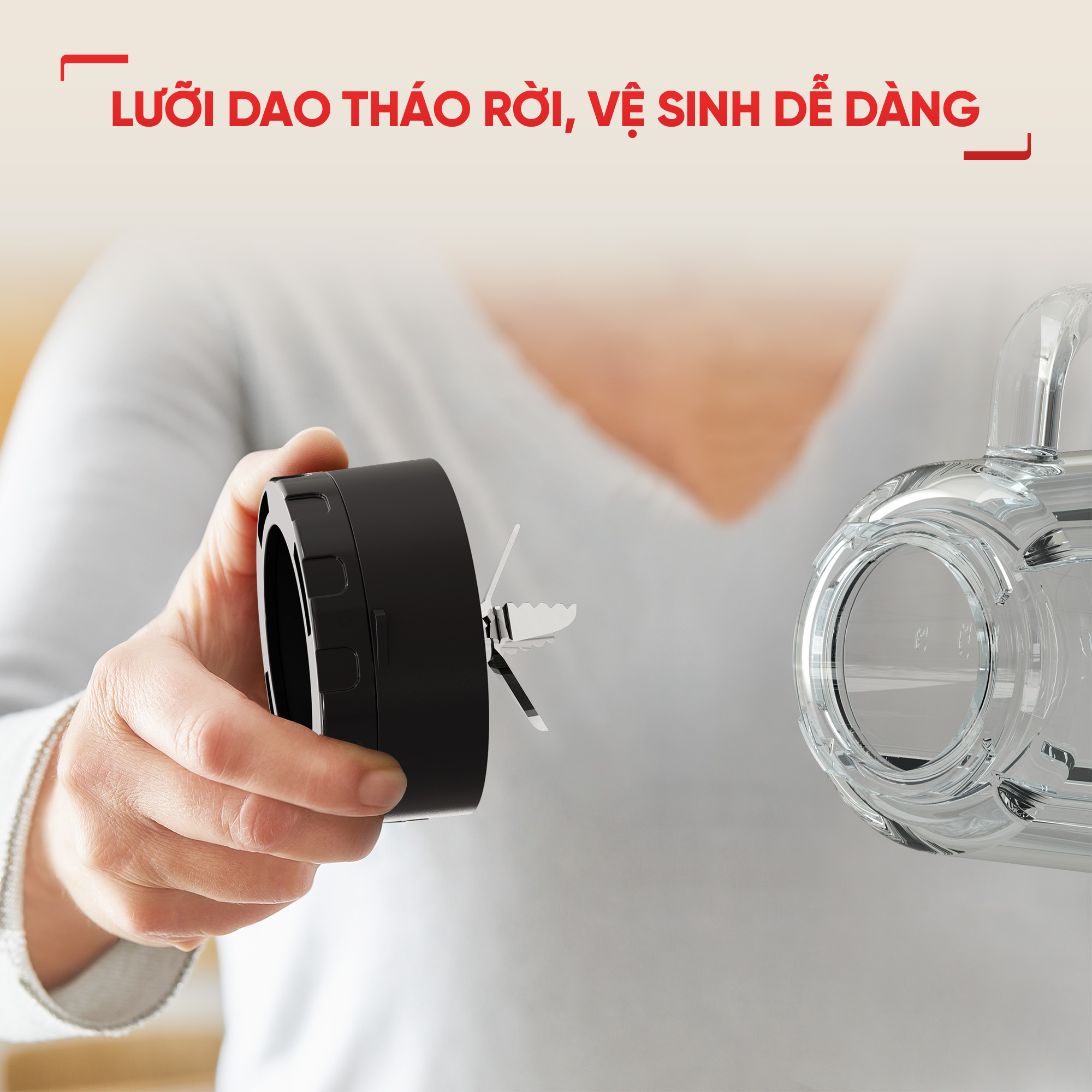 Máy xay sinh tố Tefal PerfectMix BL871D31 - Hàng chính hãng