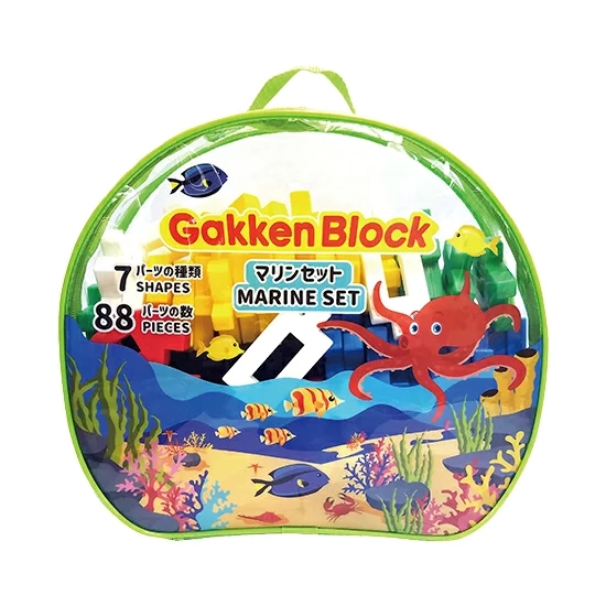 Bộ đồ chơi khối lắp ráp Gakken Block - Marine Set