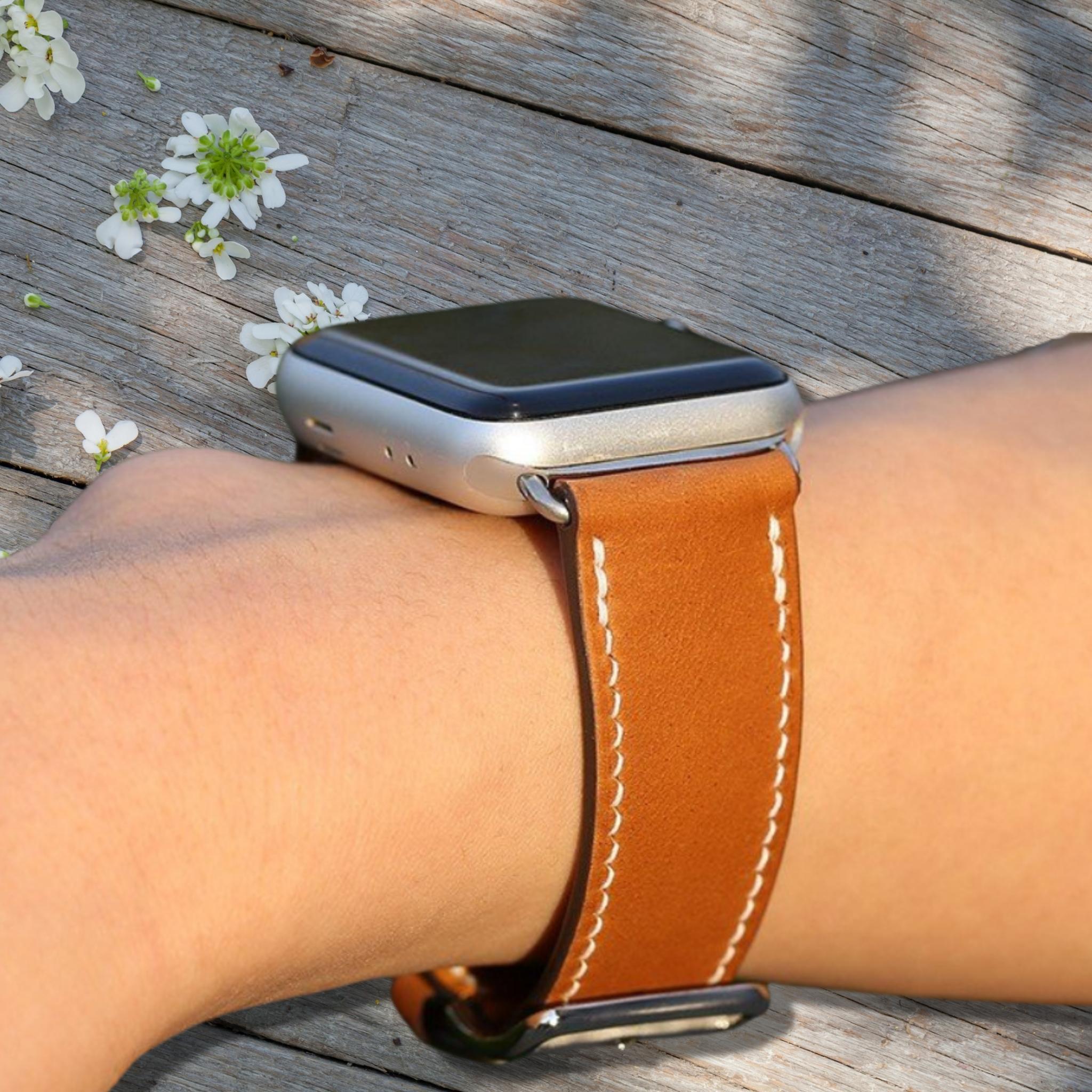 Dây Da Classic Sang Chảnh Kai.N Leather Dành Cho Apple Watch Series 1,2,3,4,5,6,7,SE - Hàng Chính Hãng