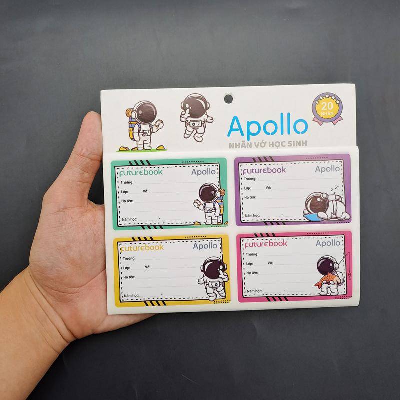 Nhãn Vở Học Sinh Apollo - futurebook N146 (20 Nhãn)