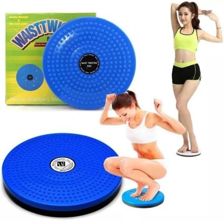 Đĩa Xoay Eo Tập Thể Dục 360 Độ Tập Cơ Bụng Có Hạt Massage Bàn Chân - Dụng Cụ Tập Bụng Tại Chỗ