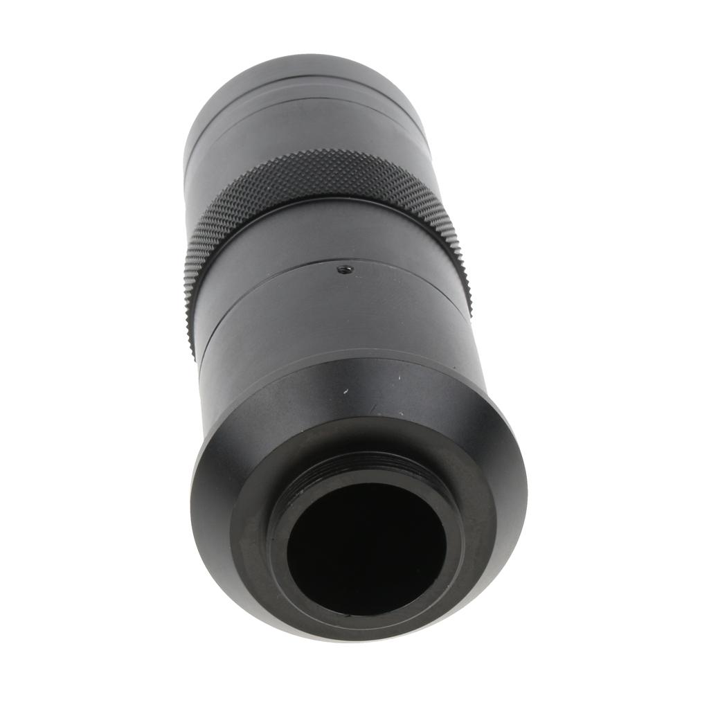 Amagogo Kỹ Thuật Số Công Nghiệp Camera Kính Hiển Vi Phóng Đại VGA Video TV 100X Zoom C-gắn Ống Kính Khoảng Cách Làm Việc