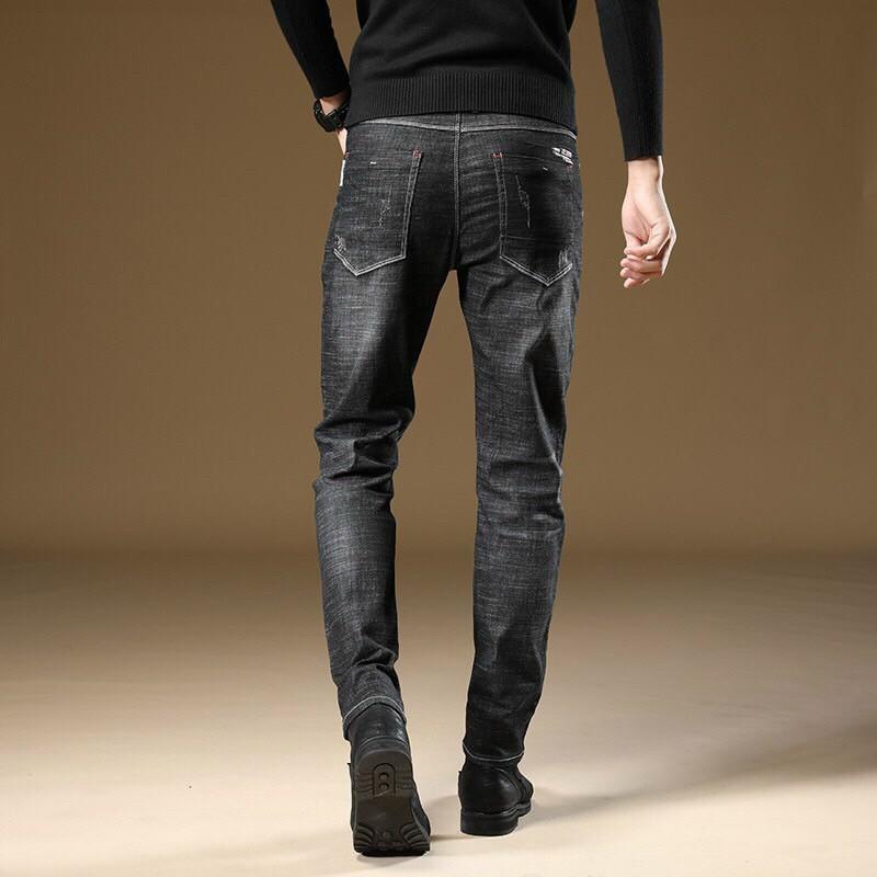 Quần jean nam cao cấp thoải mái khi sử dụng King168 , quần jeans nam ống suông Q37